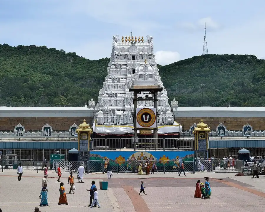 Entrance of the Tirumala Venkateswara Temple, Tirupati